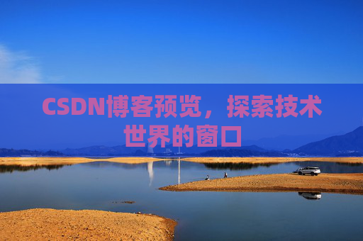 CSDN博客预览，探索技术世界的窗口